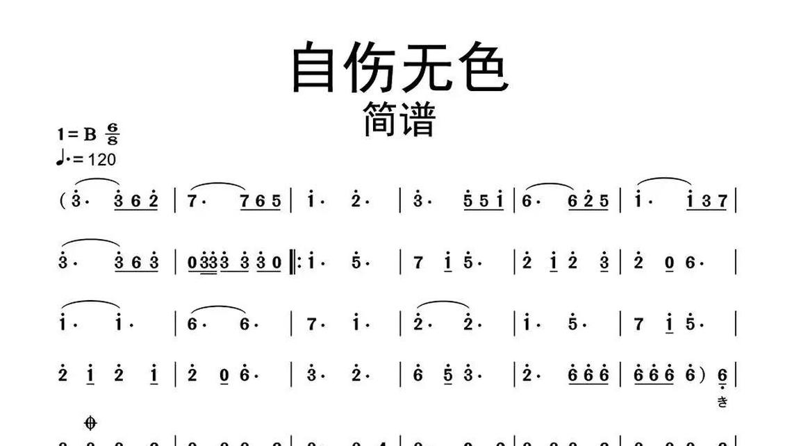 男人歌-牛人乐谱