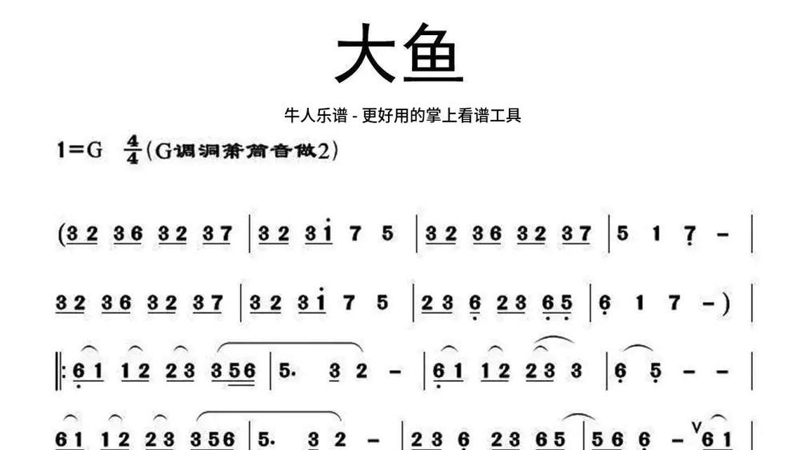 电话情思-牛人乐谱