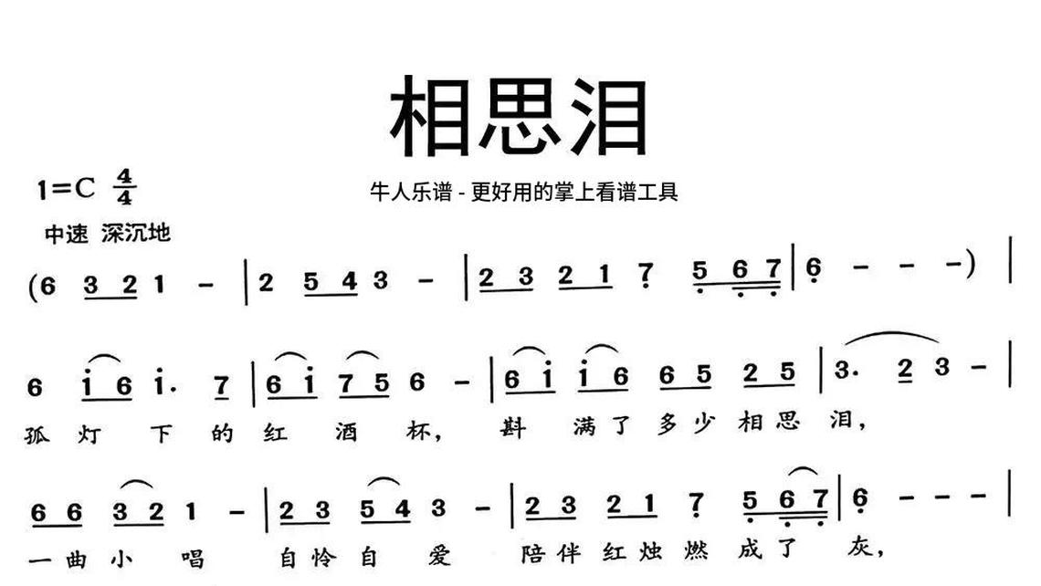 此恨何时休-牛人乐谱